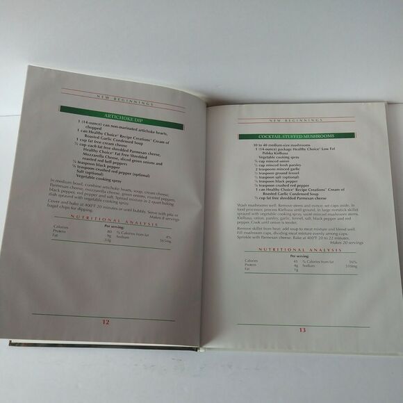 Recipes for Today - Healthy Choice Condensed Soups Cookbook -1997 HC - Picture 12 of 13